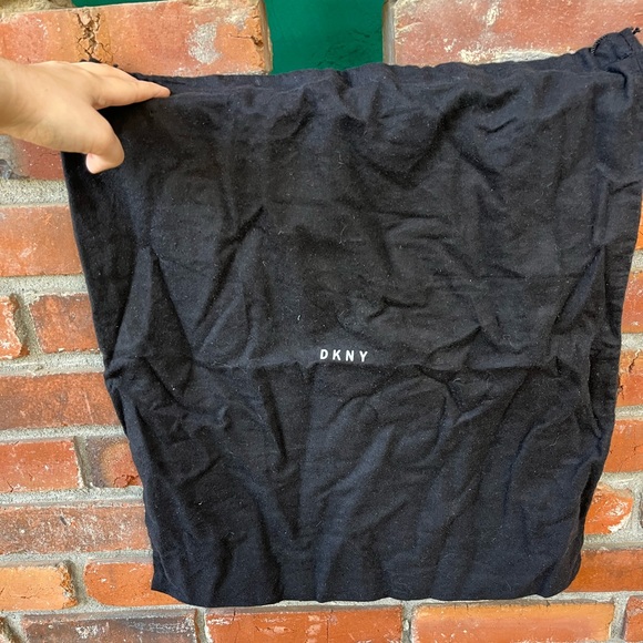 DKNY Wes Leather Studded Hobo Shoulder Bag Black - Picture 3 of 7